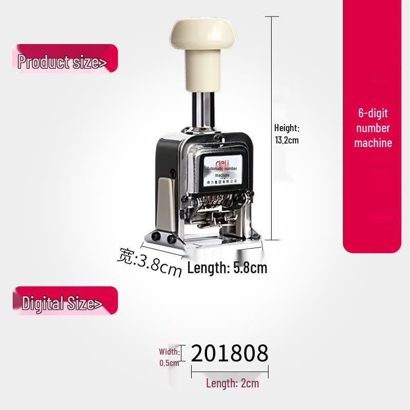 Deli 7506 Automatic Numbering Machine