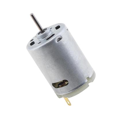 RS385 12V 3,9A 9800RPM stejnosměrný motor Dálkové ovládání Motor do auta Motor elektrického fénu na hračky