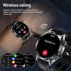 New Smart Watch Men Wireless Call IP67 Waterproof Sport Fitness Watch Voice Assistant Heart Rate Health Monitor Smartwatch
