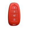 Copri Custodia in Silicone per Chiave Auto per Hyundai Santa Fe Tucson 2022 NEXO NX4 Atos Prime Solaris 2021 i30 Telecomando Smart Accessori Auto