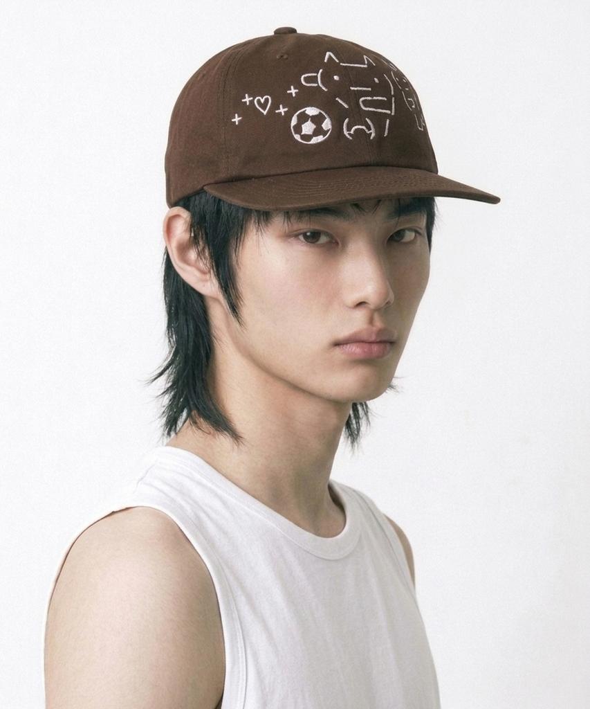 OTHER-worldly Emoji Cap [Brown Soccer Boy]