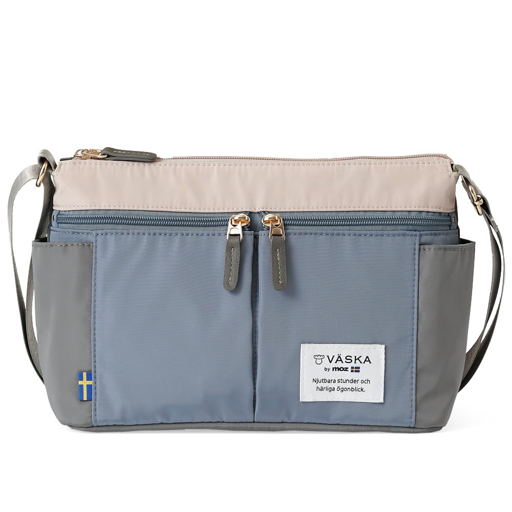 

Lightweight Elk Shoulder Bag with Plenty of Scandinavian Stylish and Lightweight and VASKA by Veska by Mozu [Mozu] [Official Manufacturer] Women s