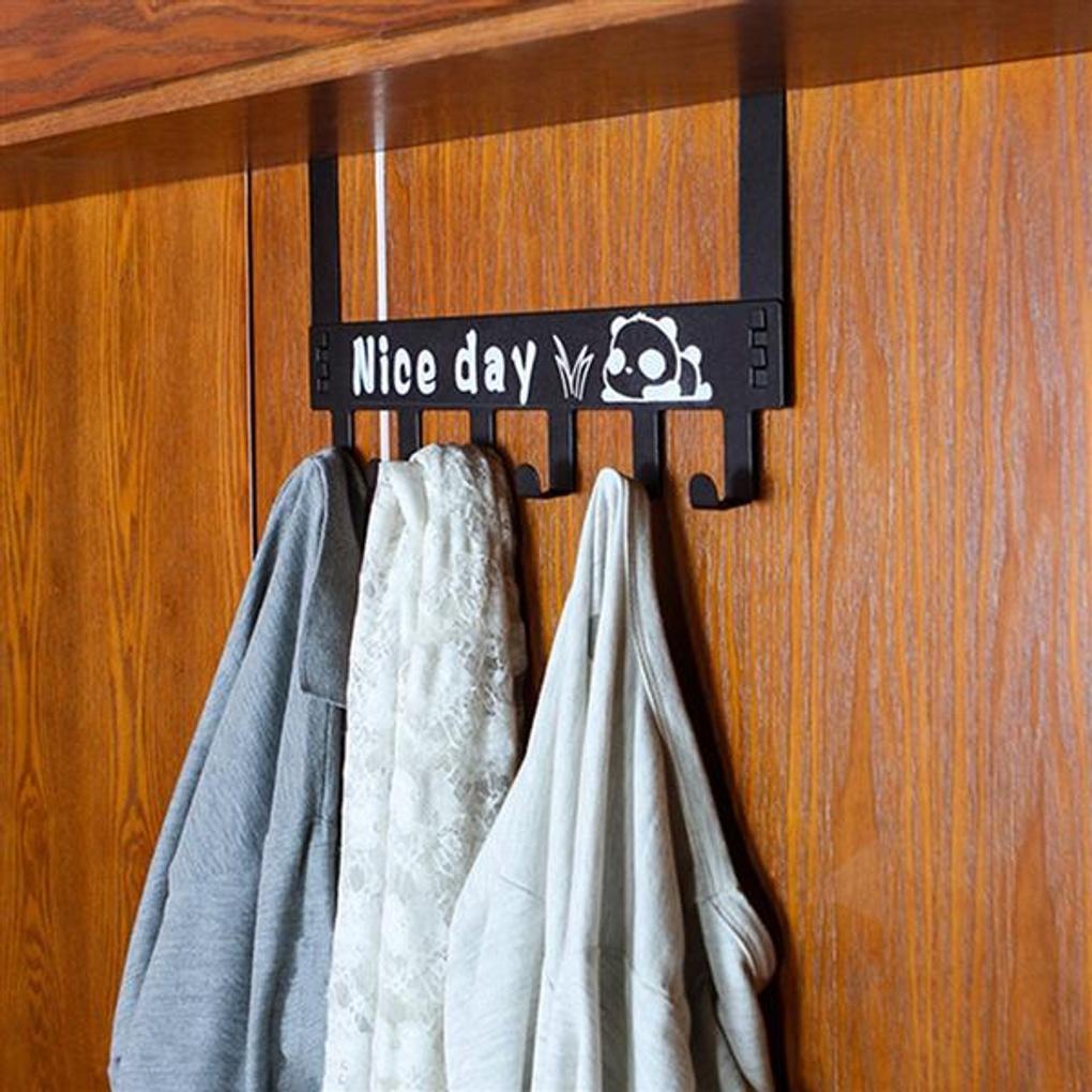 Good Day Hanger Door Hook (Black) / Door Hanger
