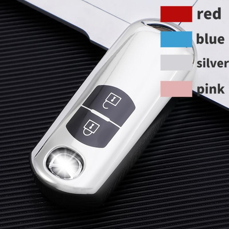 Tpu Car Remote Key Case Cover Shell Fob For Mazda 2 3 6 Atenza Axela Demio Cx-5 Cx5 Cx-3 Cx3 Cx7 Cx-7 Cx-9 Cx9 Mx5 Accessories