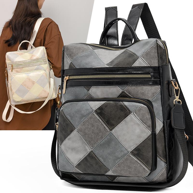 Neue Modelle dieses Jahr weiches Leder leicht diebstahlsicher abnehmbarer Schultergurt fortschrittliches Gefühl Rucksack mit hoher Kapazität