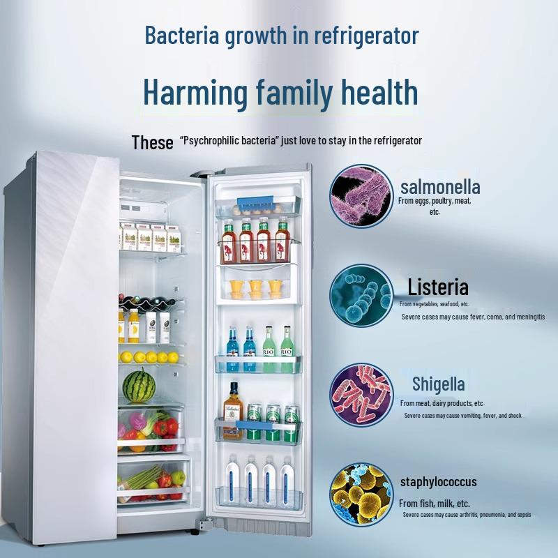 Newcomer Exclusive: 2-Pack Refrigerator Deodorizer & Cleaner - Eliminates Odors & Mold Stains with Free Shipping