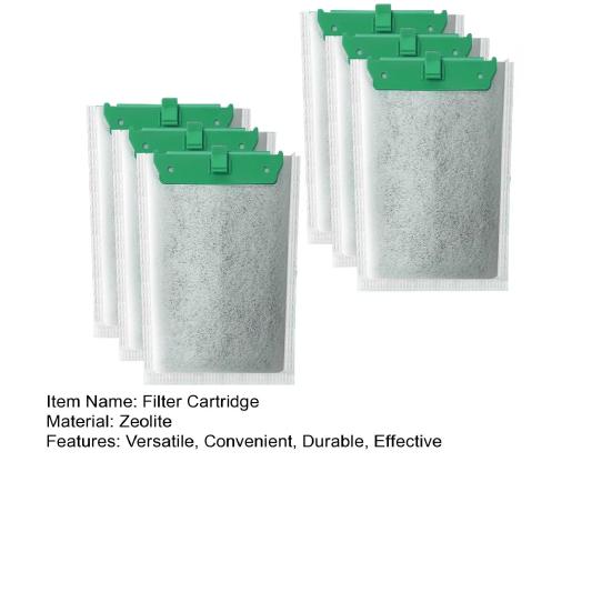 6Pcs Filter Cartridge Effective Aquarium Filter Cartridge Set Aquatic Plant Health Filter for ReptoFilter Medium Filter