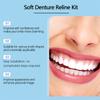 Cosmetic Denture Kit Temporary Tooth Cover To Hide Gaps Natural-Looking Smile Enhancement Aesthetic Teeth Improvement