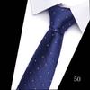Necktie Man 7.5 cm Silk Tie Solid Color Gravatas Suit Accessories Fit Wedding Holiday Party