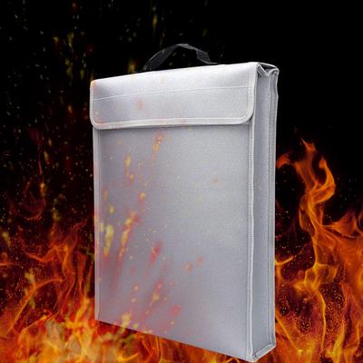 Borsa per buste ignifuga resistente al fuoco per documenti per laptop con passaporto
