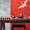 Edenus Tang Palace Glaze Ceramic Kung Fu Tea Set