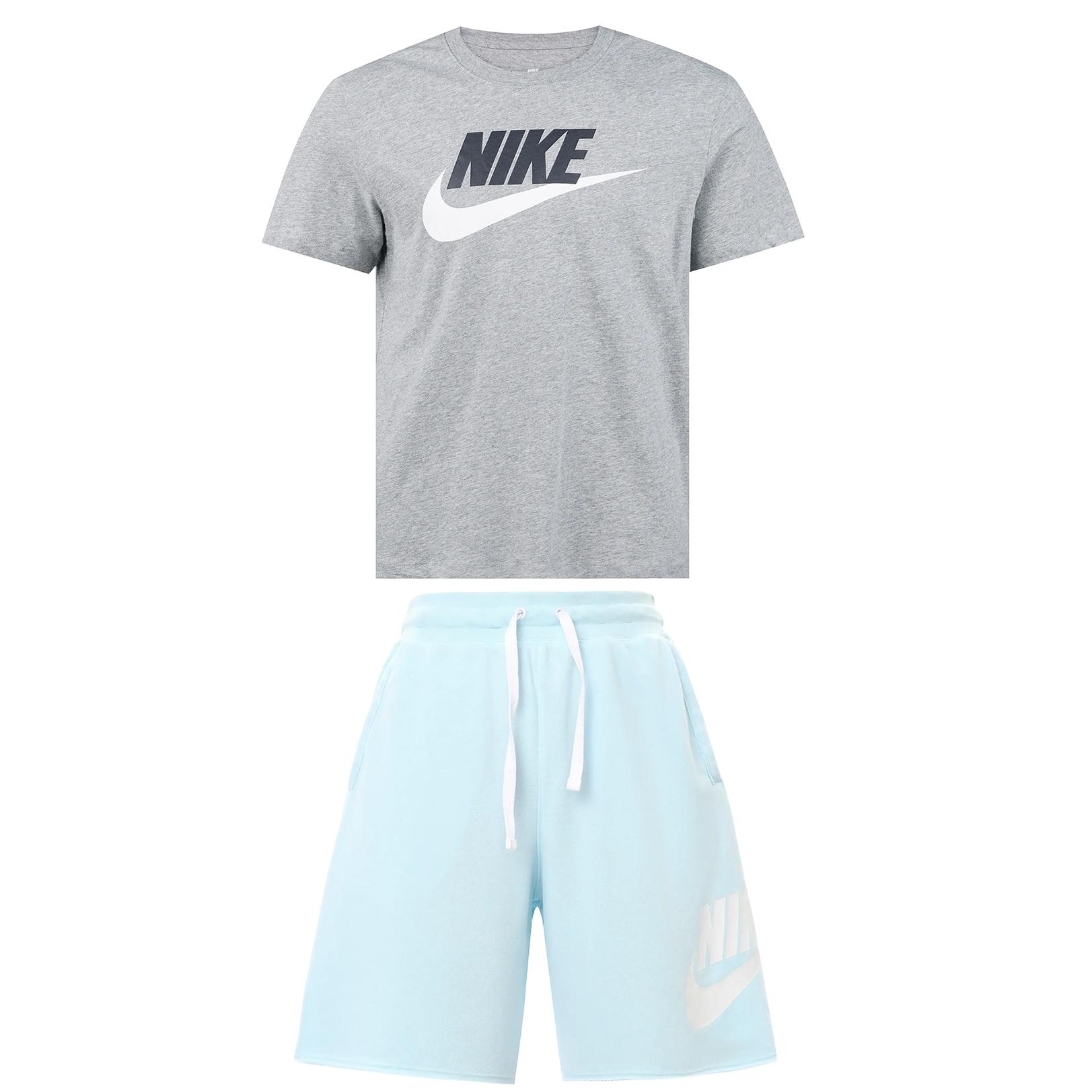 Nike Sportswear Big Kids T Shirt AR5005-063+DX0503-474 L