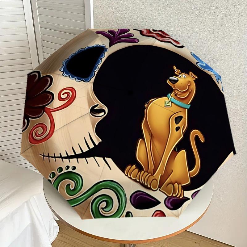 

1PC Scooby-Doo Automatic Folding Umbrella | Vibrant Motif & Compact Design for Everyoneyy250930048