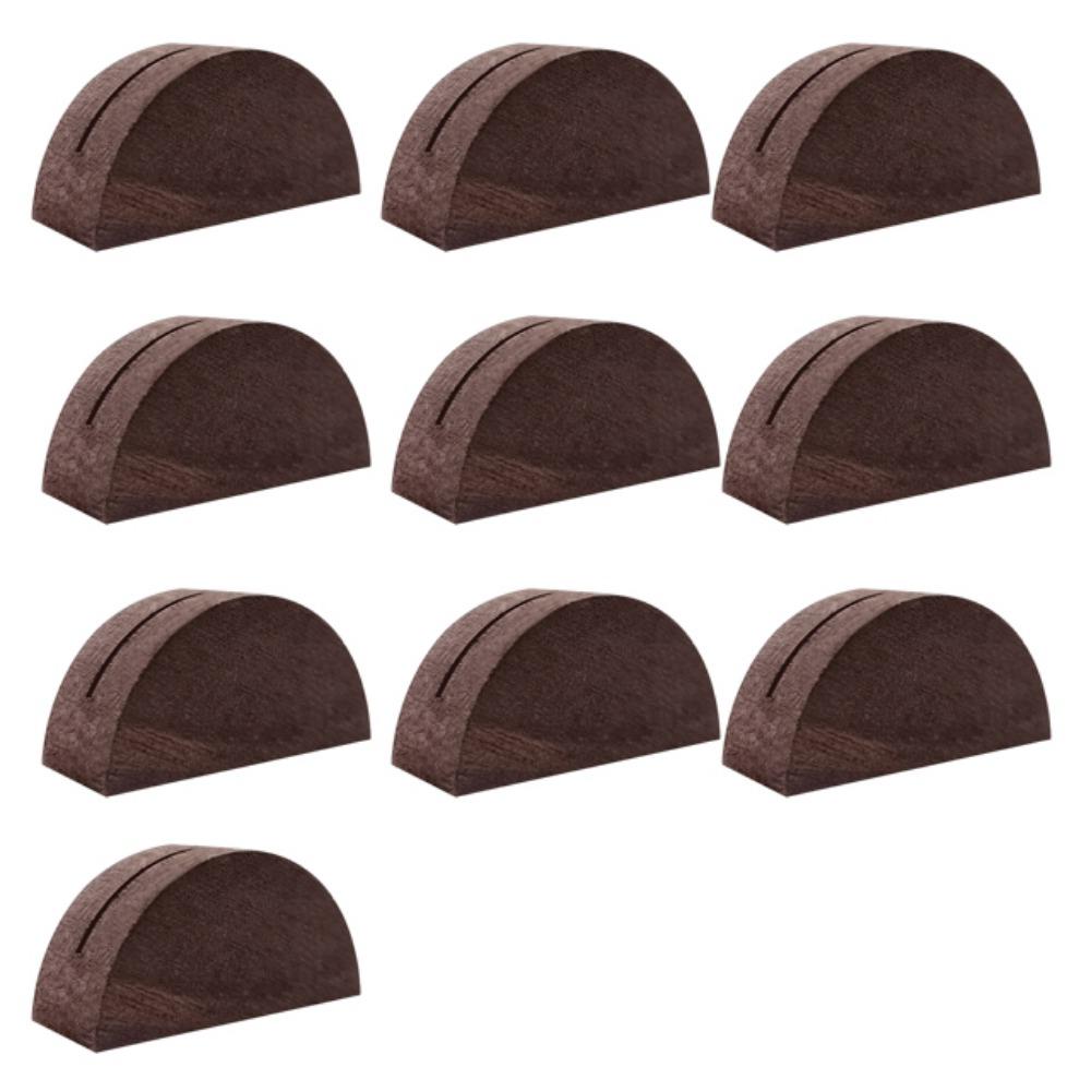 Natural Pine Wood Table Number Stands Multi-Shapes Table Name Holder Wedding Reception