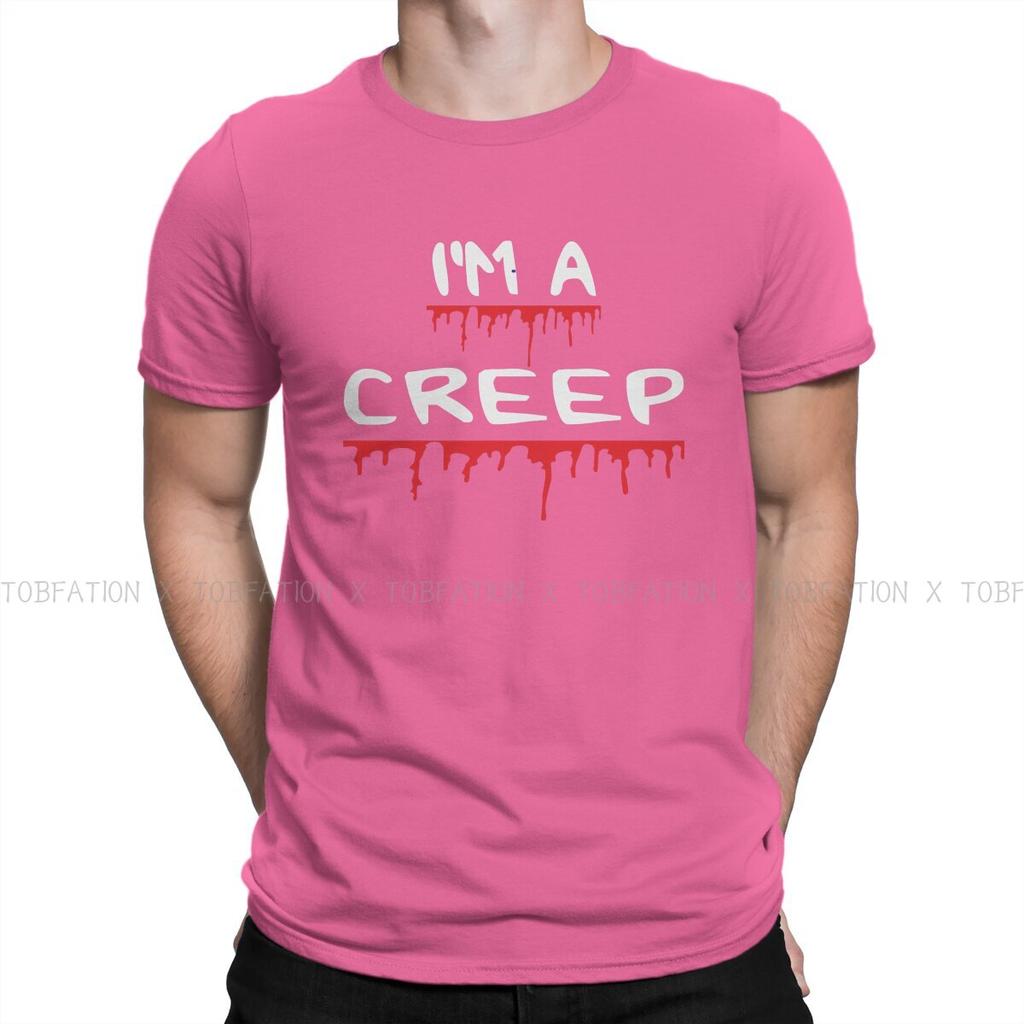 Radiohead Rock Newest TShirt for Men IM A CREEP Classic Basic T Shirt Hip Hop Gift Clothes Streetwear
