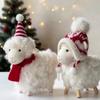 Cute Little Lamb Hanging Pendant Creative New Year Xmas Decoration Soft Sheep Doll  Party Decor