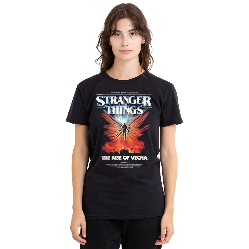 Stranger Things Vecna Rise Poster Womens T-Shirt S-2XL Black XXXXL