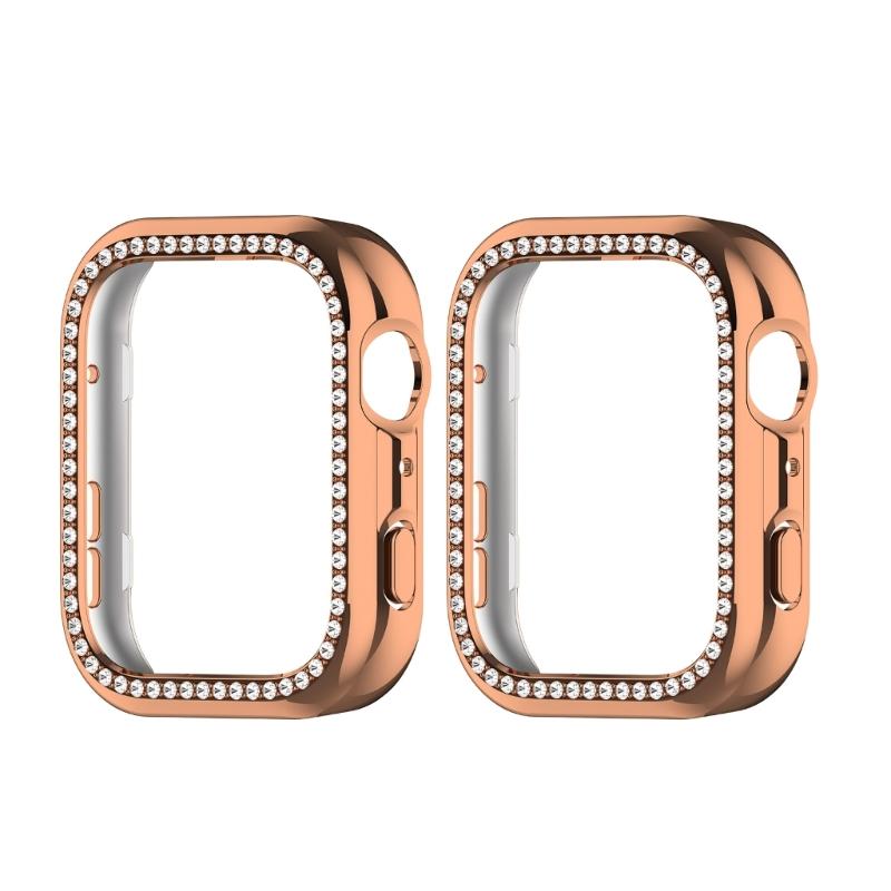 Elegant Jewels Crystal PC Protective Case Fashionable Compatible for Watch Fit 5 Smartwatch In Multiple Color