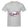 Stolas Red White And Blue Full Of Cotton Feeling Tshirt Commuting Vibe Simple Prints Tees