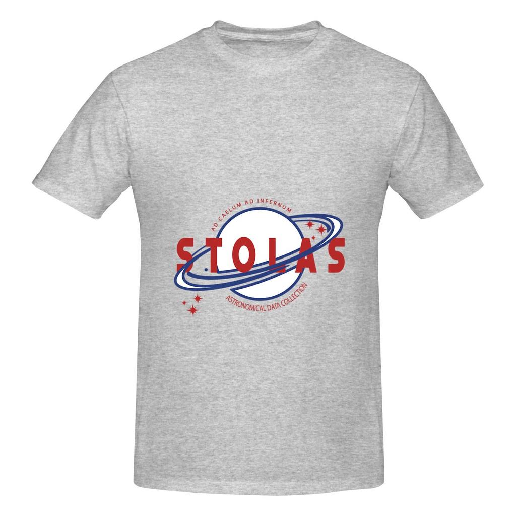 Stolas Red White And Blue Full Of Cotton Feeling Tshirt Commuting Vibe Simple Prints Tees