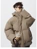 American Retro Hooded Thickened Winter Puffer Jacket 2025