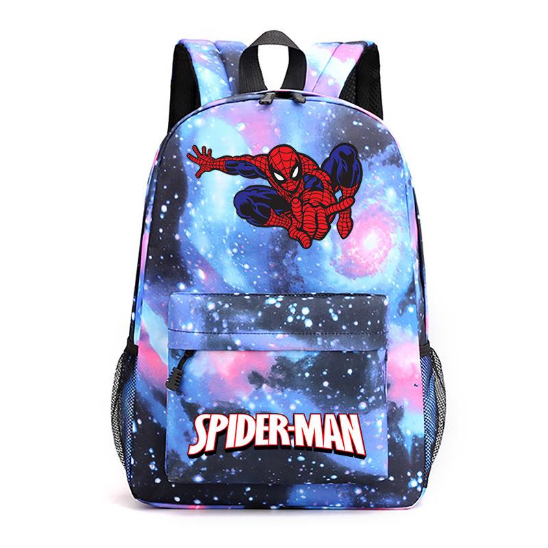 Marvel Spider-Man Rugzak Student Rugzak Tiener Cartoon Kinder Schooltas Backpack