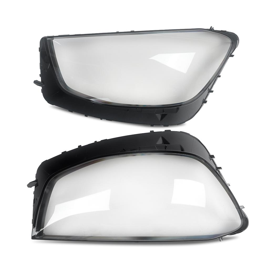 Pair Headlight Lens Headlamp Cover For 2019-UP Mercedes-Benz GLC W253 X253 C253