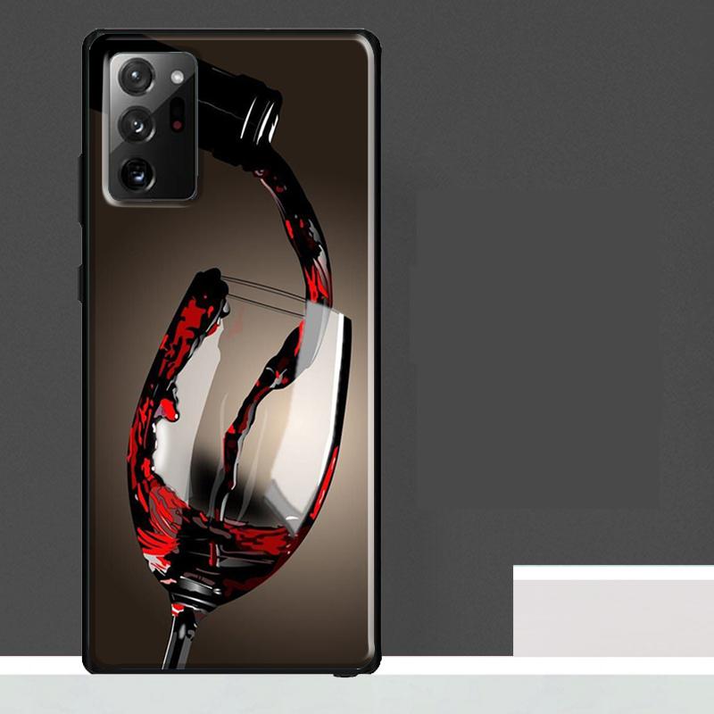 Drink Beer Red Wine Case For Samsung Galaxy S24 Ultra S23 S22 S21 S25 Ultra S9 S10 S20 Plus S25 FE Phone Cover