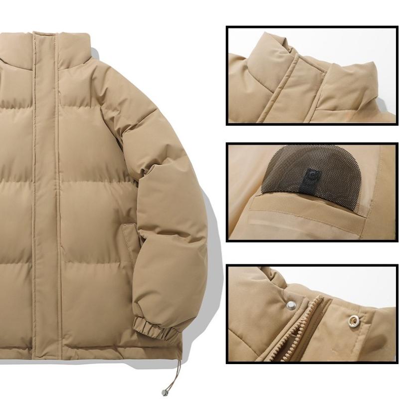 Cotton Clothing Men and Women with The Same Section of The Winter Loose Stand-up Collar Cotton Jacket Thickened Cotton Jacket Couples Jacket Men