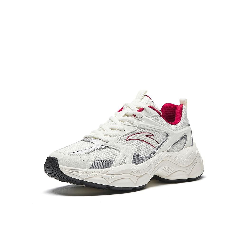 Anta Little Millennium Fabric Synthetic Leather Retro Running Trend Sports Spring Low Top Lifestyle Casual Shoes Women sneaker 122618818-1