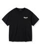 GRANDIOSITY Beach Graphic Oversized Short Sleeve T-Shirt (Black)