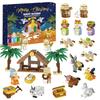 Hot Christmas Tree Building Blocks Toys Advent Calendar Gift Box 24Days Countdown Calendar Blind Box New Years Christmas Gift
