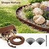 Garden Edging L-Shaped Grass Border for Landscaping, Boundary Separation, 5 Meters