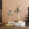 Ballet Dancer Figurine Decorative Resin Ornament Modern Minimalist Home Office Desk Decoration Gift Women