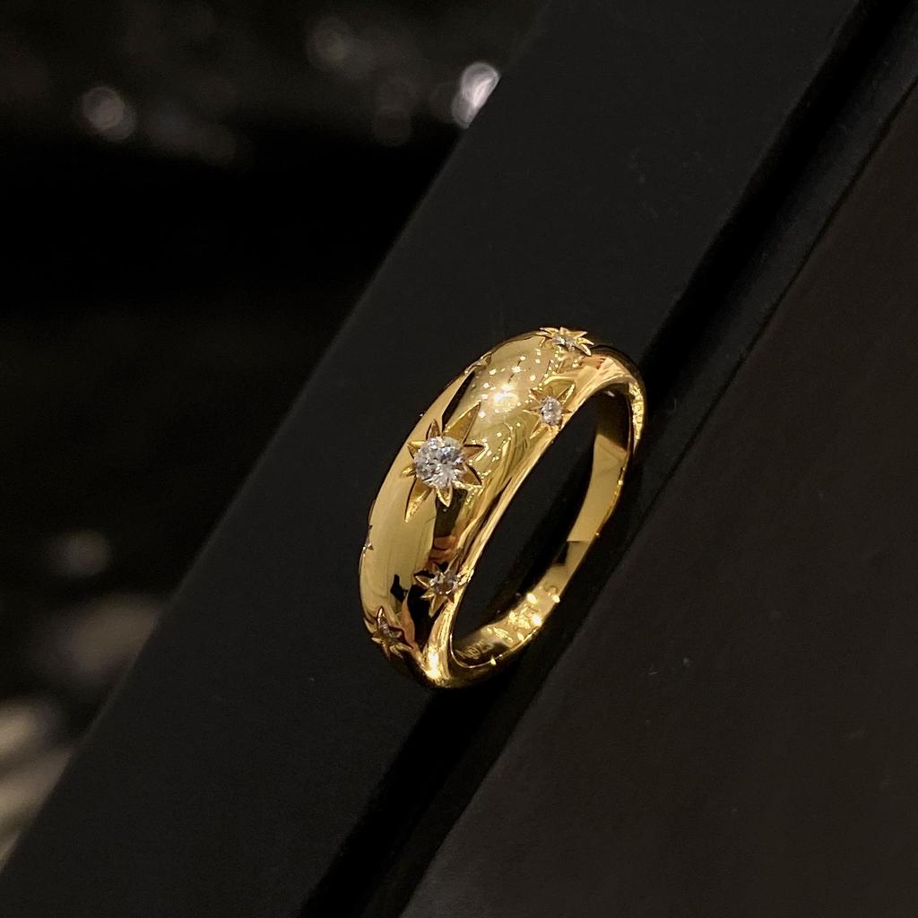 Eleganter Kürbis Zirkon Ring: High-End Modedesign für Frauen, Perfekt für den Zeigefinger und vielseitig tragbar