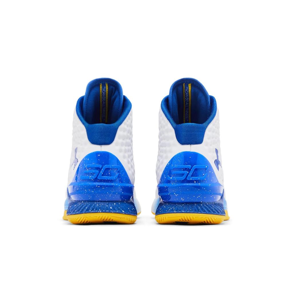 Under Armour Curry 1 Retro 'Dub Nation' 2023 (Unisex) White / Royal Basketball Shoes 3024397 101