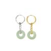 Antique Imitation Hetian Jade Chain Ear Buckle,  Genderless Earrings, Retro Safety Buckle, Niche Design, Classical Earrings.
