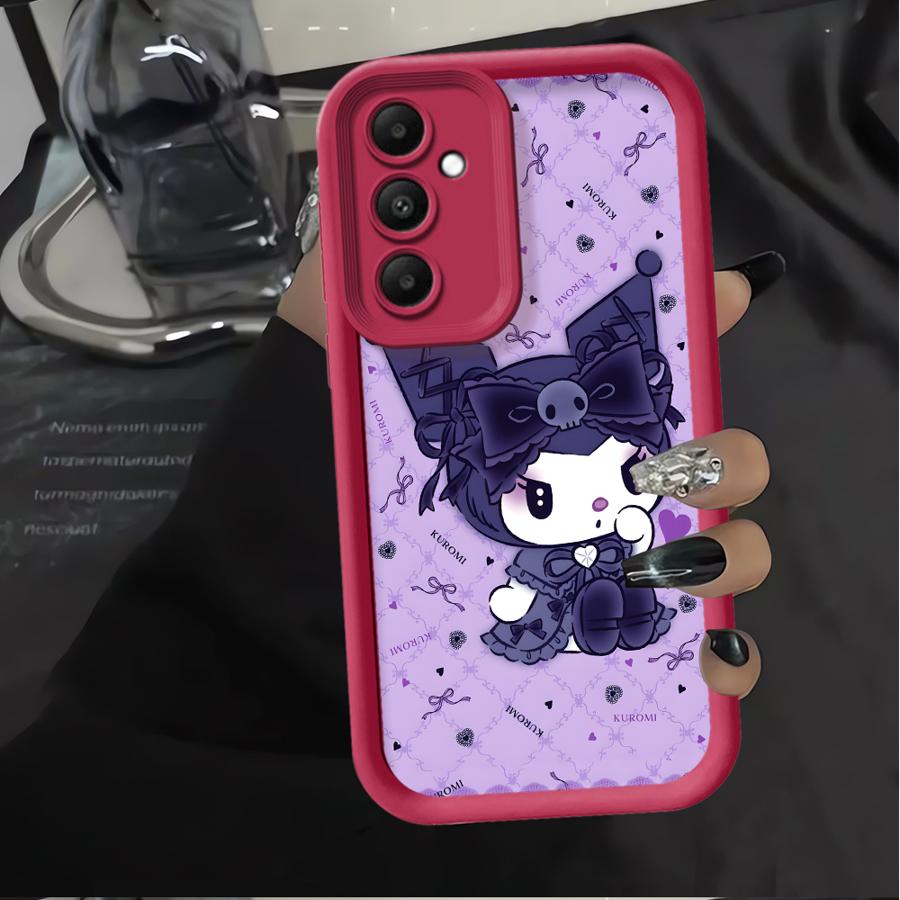 

Case for Samsung Galaxy A56 A73 A21s A36 A25 A26 A22 A24 A55 A32 A35 A52 A54 Phone Cover Sanrio Cute Kuromi Galaxy A31