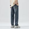 2024 Trendy American Men's Retro Straight-Leg Jeans - Fashionable, Loose-Fit, High-Street Style