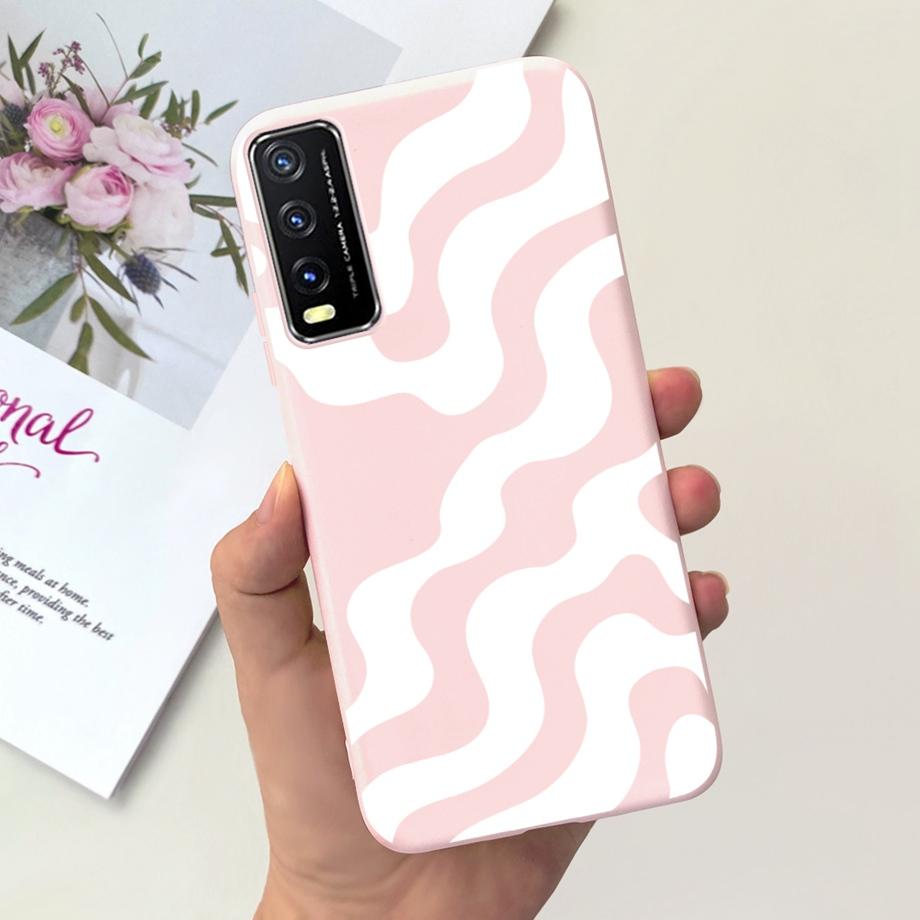 Custodia For Vivo V2027 V2027 Vivo Y11s Y12s Y20i Y20 Custodia per Telefono Morbida Opaca Silicone Liquido Antiurto Paraurti Capa Elegante Moda