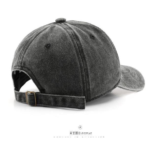Washed Embroidered Baseball Cap Outdoor Travel Women's Sun Visor Cap