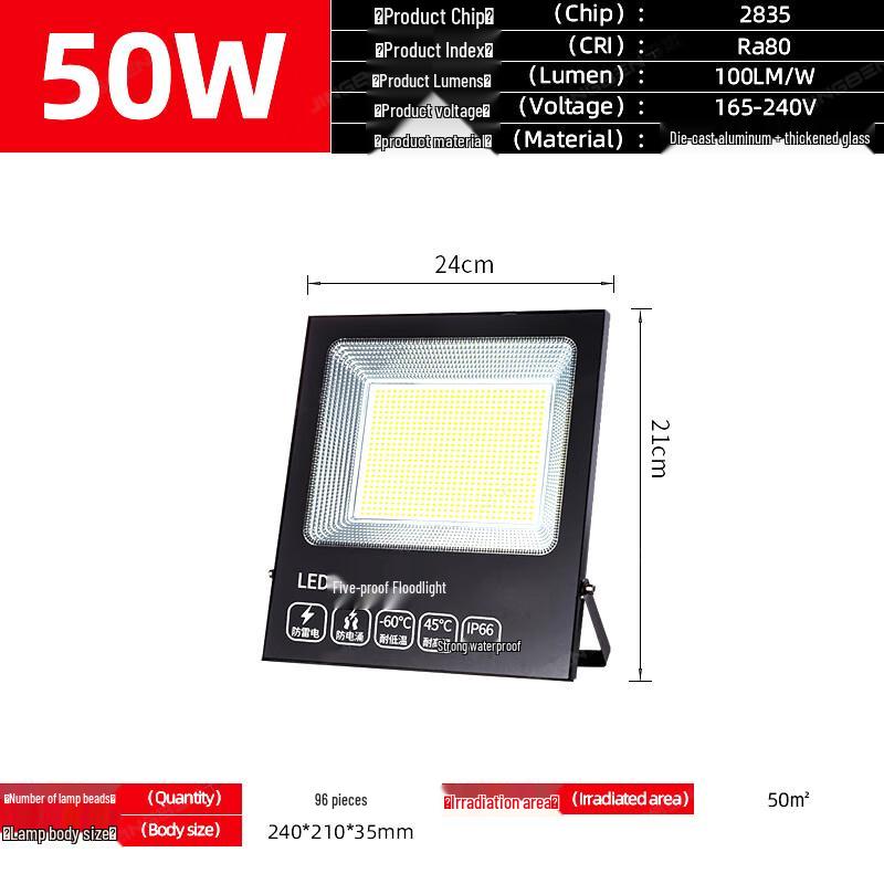 Kuanxuan Industrial LED Square Outdoor Floodlight