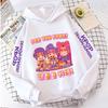 New KPop Demon Hunter Cartoon Girls Hoodies Children's Korean Wave Print Fashion Casual Tops Casual Girls Clothing Warm