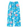 Fashionable Girls' Flannel Warm Loose Printed Pants