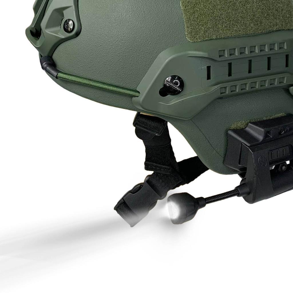 Helmet-mounted Tactical Headlamp Princeton Tec Charge Mpls