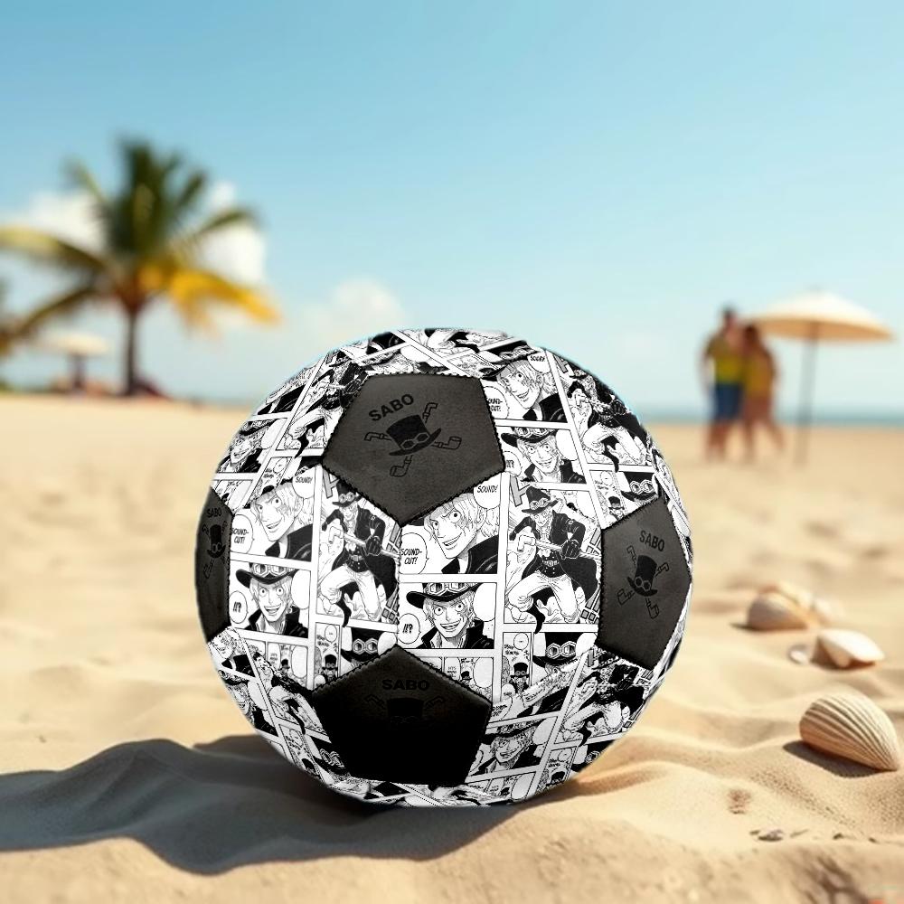 1pc One Piece Football Soccer Ball Size 5 Indoor Soccer Ball Fashion Colorful  Backyard Game -Great For Sports Fans Gift HE25