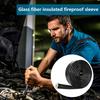 Automotive Heat Protection Sleeve - Fiberglass Wire Cover, Heat Resistant Hose Shield, Electrical Cable
