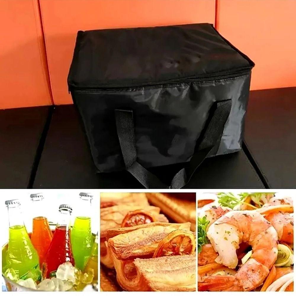 1 Pezzo Nuova Borsa Termica Grande Capacità Cerniera 40L Sacchetto Alimentare Carta Stagnola Borsa Frigorifera Portatile Picnic Campeggio