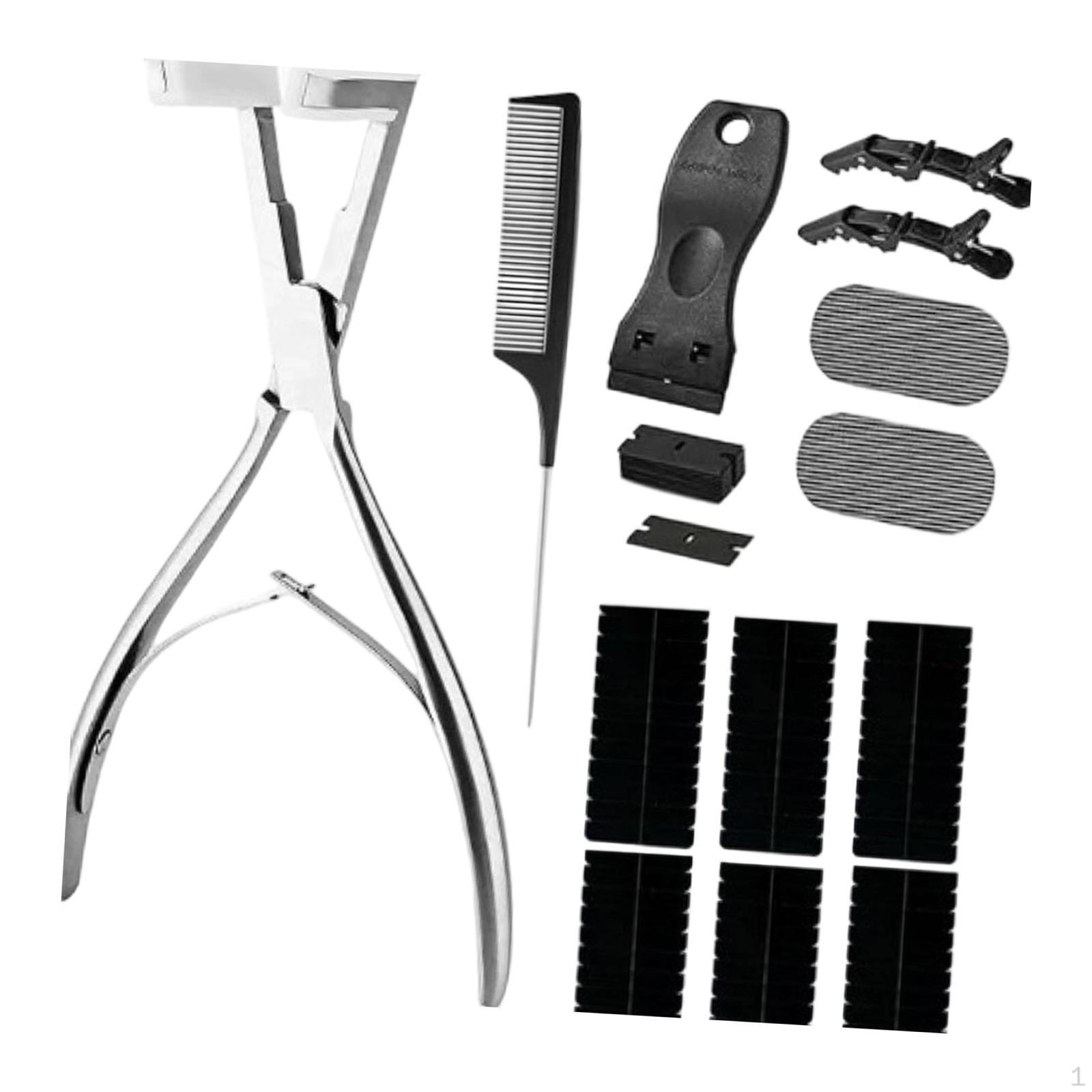 

Hair Extension Tools Kit Sealing Plier Non Slip Handle Comfort Stainless