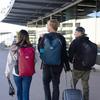 COR Surf Travel Backpack  Flight Approved Carry-On Laptop Backpack with Secret Passport Pocket  Island Hopper (28L, Lava Red)